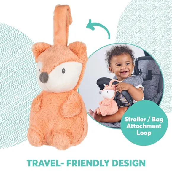 Lil' Luvs Emory Baby Safe Plush Fox Tuck-Away Lovey by Gund