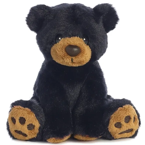 Lil Ray the Little Baby Black Bear Stuffed Animal by Aurora