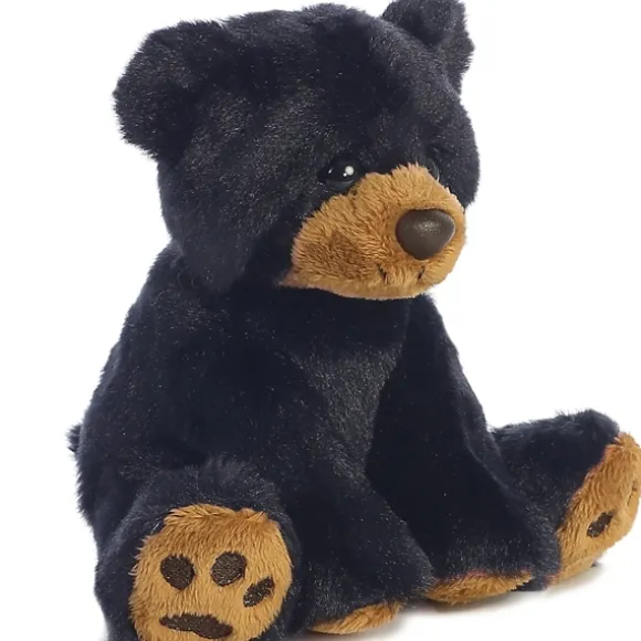 Lil Ray the Little Baby Black Bear Stuffed Animal by Aurora