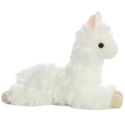 Little Ansy the Stuffed Alpaca Mini Flopsie by Aurora
