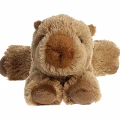 Little Charlie the Stuffed Capybara Mini Flopsie by Aurora