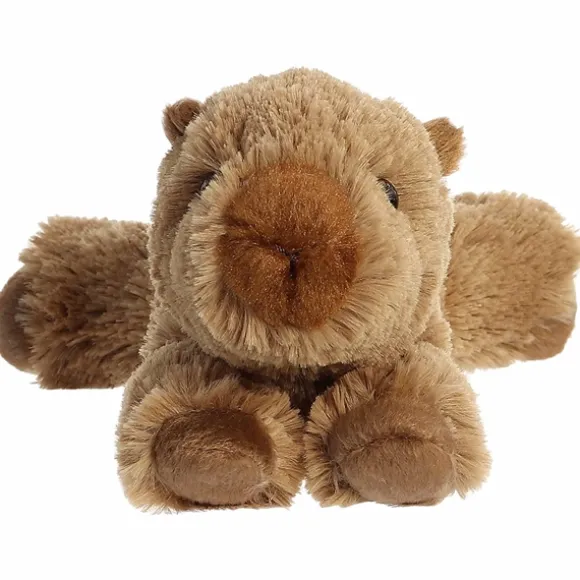 Little Charlie the Stuffed Capybara Mini Flopsie by Aurora
