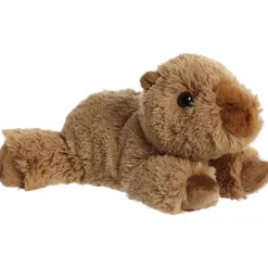Little Charlie the Stuffed Capybara Mini Flopsie by Aurora
