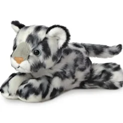 Little Chill the Stuffed Snow Leopard Mini Flopsie by Aurora