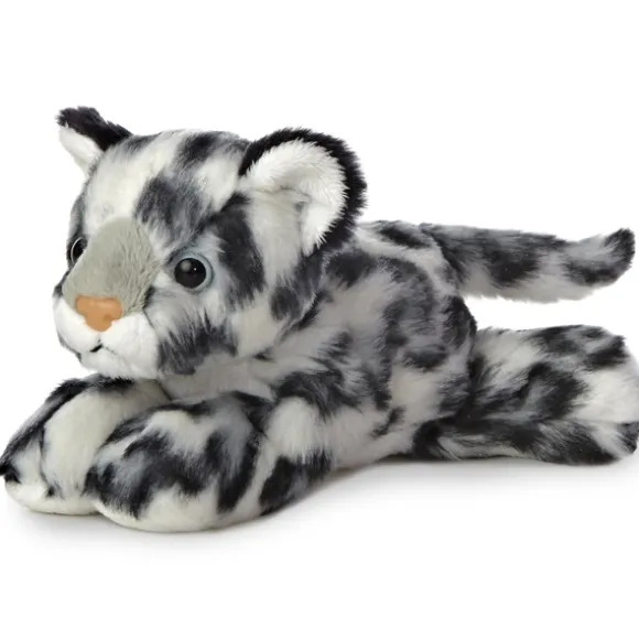 Little Chill the Stuffed Snow Leopard Mini Flopsie by Aurora
