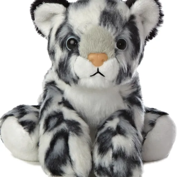 Little Chill the Stuffed Snow Leopard Mini Flopsie by Aurora
