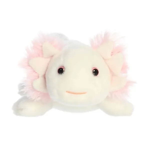 Little Clara the Stuffed White Axolotl Mini Flopsie by Aurora