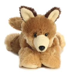Little Clever the Stuffed Coyote Mini Flopsie by Aurora