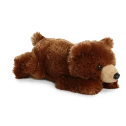 Little Gayle the Stuffed Grizzly Bear Mini Flopsie by Aurora