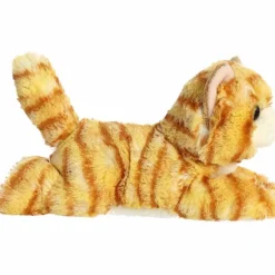 Little Ginger the Stuffed Orange Tabby Cat Mini Flopsie by Aurora
