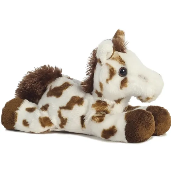 Little Gypsy the Stuffed Brown Spotted Horse Mini Flopsie by Aurora