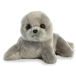 Little Harpo the Stuffed Gray Seal Mini Flopsie by Aurora