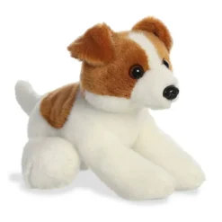 Little Jackie the Stuffed Jack Russell Terrier Mini Flopsie by Aurora