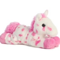 Little Lady the Stuffed Pink Spotted Horse Mini Flopsie by Aurora