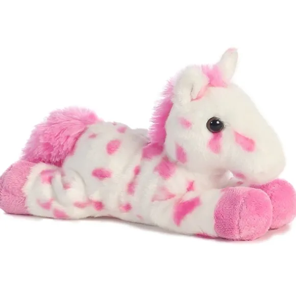 Little Lady the Stuffed Pink Spotted Horse Mini Flopsie by Aurora