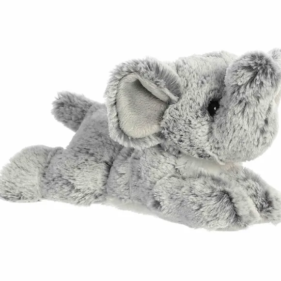 Little Leroy the Stuffed Elephant Mini Flopsie by Aurora