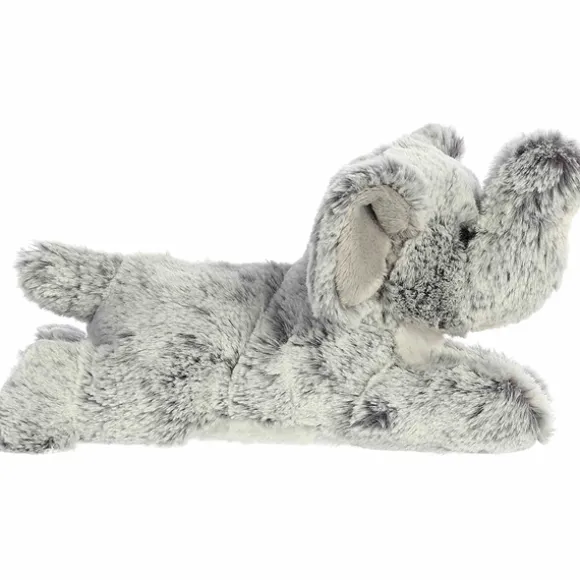 Little Leroy the Stuffed Elephant Mini Flopsie by Aurora