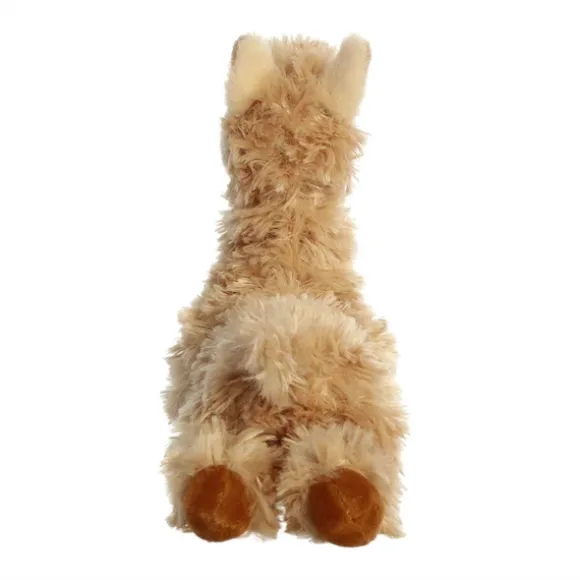 Little Louis the Stuffed Brown Llama Mini Flopsie by Aurora