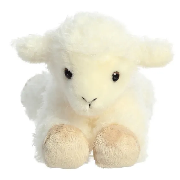 Little Luna the Stuffed Lamb Mini Flopsie by Aurora