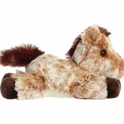 Little Mocha the Stuffed Light Brown Horse Mini Flopsie by Aurora