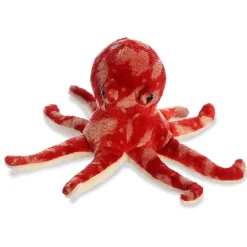 Little Pacy the Stuffed Red Octopus Mini Flopsie by Aurora