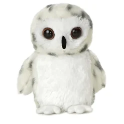 Little Powder the Stuffed Snowy Owl Mini Flopsie by Aurora