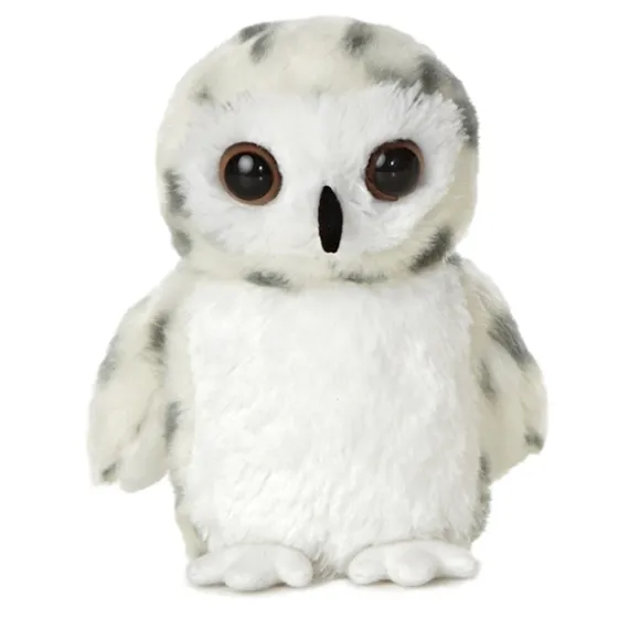 Little Powder the Stuffed Snowy Owl Mini Flopsie by Aurora