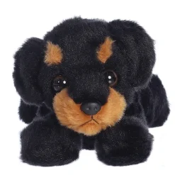 Little Raina the Stuffed Rottweiler Mini Flopsie by Aurora