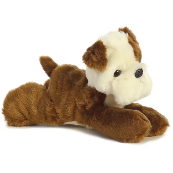 Little Semper Fi the Stuffed Bulldog Mini Flopsie by Aurora