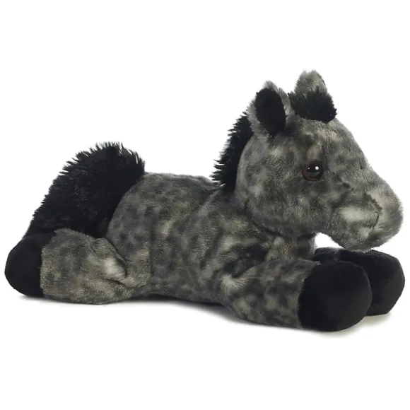 Little Storm the Stuffed Dapple Gray Horse Mini Flopsie by Aurora