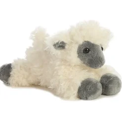 Little Suffolk the Stuffed Blackface Sheep Mini Flopsie by Aurora