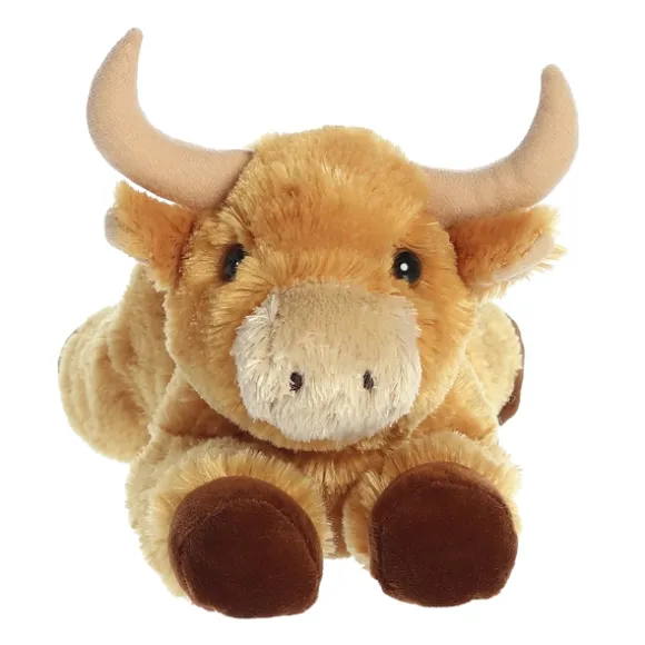Little Toro the Stuffed Bull Mini Flopsie by Aurora