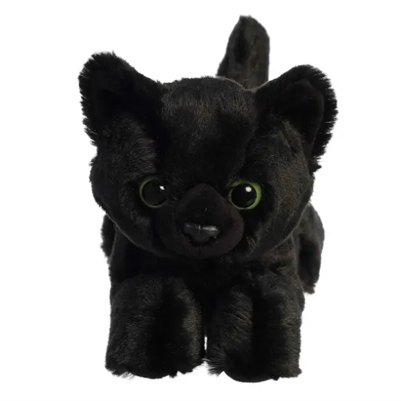 Little Twilight the Stuffed Black Cat Mini Flopsie by Aurora