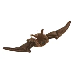 Little Wing the Stuffed Brown Bat Mini Flopsie by Aurora