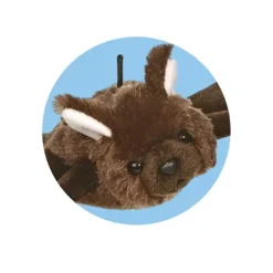 Little Wing the Stuffed Brown Bat Mini Flopsie by Aurora
