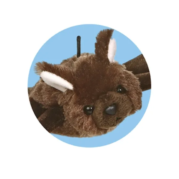 Little Wing the Stuffed Brown Bat Mini Flopsie by Aurora
