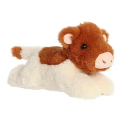 Little Wyatt the Stuffed Longhorn Calf Mini Flopsie by Aurora