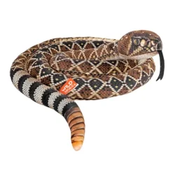 Living Earth Realistic 60 Inch Stuffed Western Diamondback Rattlesnake by Wild Republic