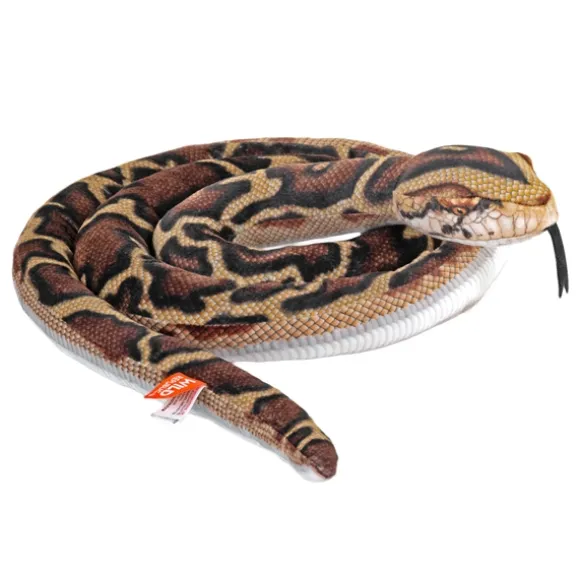 Living Earth Realistic 60 Inch Stuffed Burmese Python Snake by Wild Republic