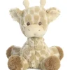 Loppy the Baby Safe Plush Giraffe Rattle by Ebba