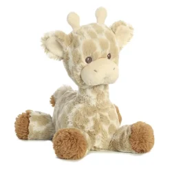 Loppy the Baby Safe Plush Giraffe Rattle by Ebba