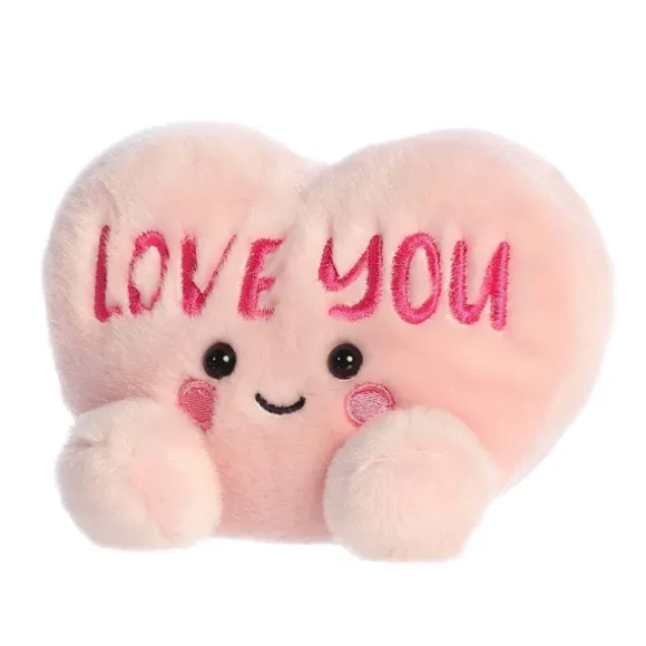 Love You Plush Candy Heart Palm Pals by Aurora