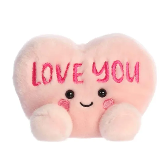 Love You Plush Candy Heart Palm Pals by Aurora