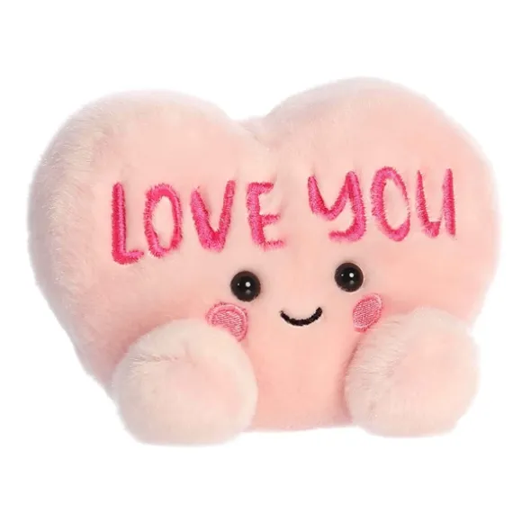 Love You Plush Candy Heart Palm Pals by Aurora