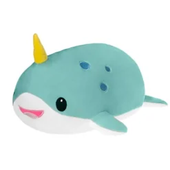 Lyssa the Smooth Stuffed Narwhal Huggy Huggables by Fiesta