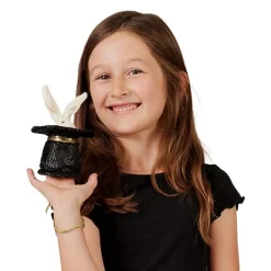 Magic Hat with Rabbit Finger Puppet by Folkmanis Puppets