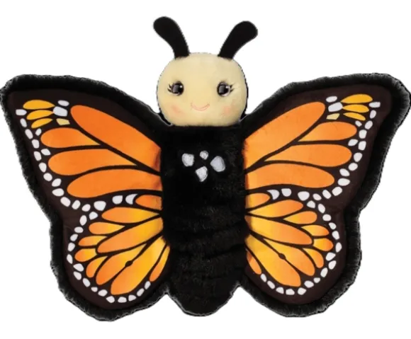 Marisol the Plush Monarch Butterfly Finger Puppet by Douglas