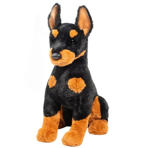 Maverick the DLux Stuffed Doberman Dog by Douglas