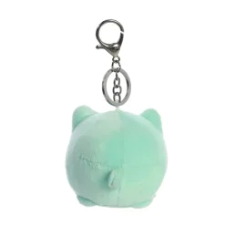 Meowchi Mint Stuffed Cat Clip On Bag Charm by Aurora