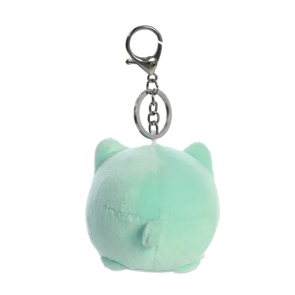 Meowchi Mint Stuffed Cat Clip On Bag Charm by Aurora